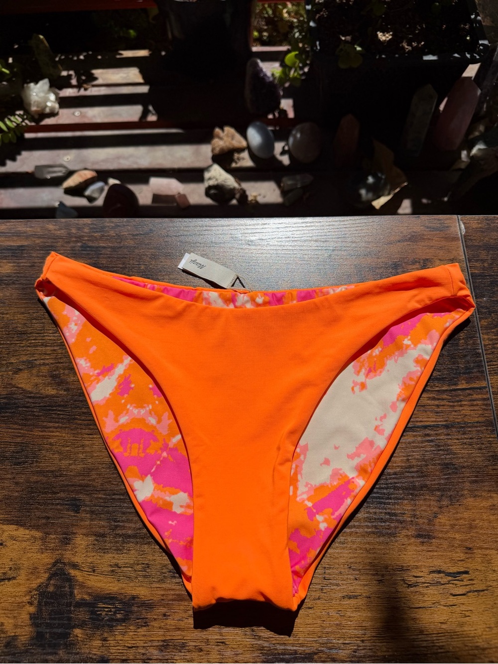 Maaji Orange Reversible Bikini Bottoms